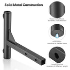 Yescom Hitch Mount Flag Pole Holder for 1 9/16" Receiver(1"-2" Poles)