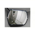 Convex Security Mirror, Acrylic, Not Applicable, Hardboard, Rectangular, 180  Degrees Viewing Angle