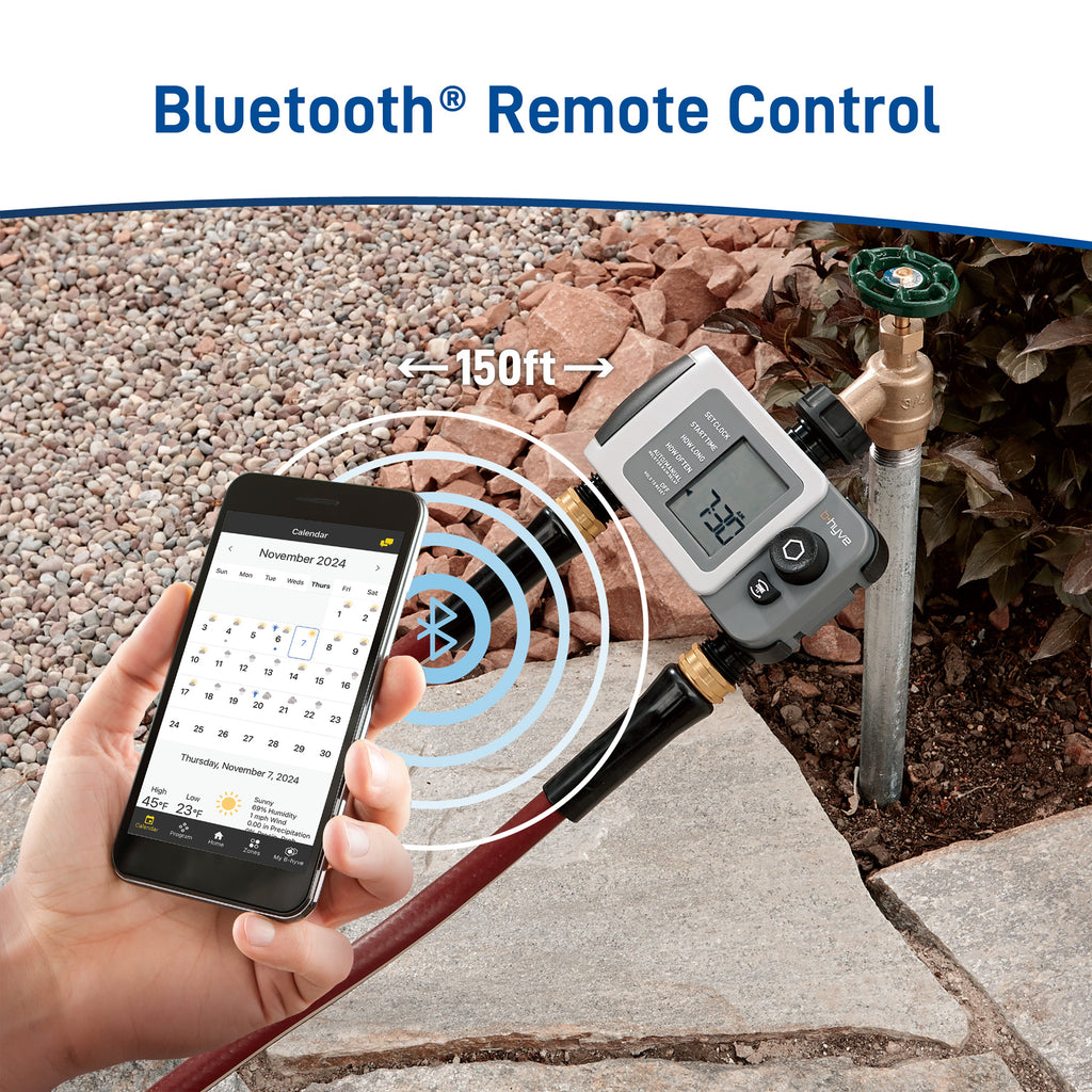 B-hyve XD Bluetooth 2-Outlet Hose Faucet Timer 24632