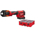 M18 PACKOUT Sub Compact Press Tool Kit, For 3/8 in to 1 in PEX, Copper Ring PEX Pipe, 18 V DC