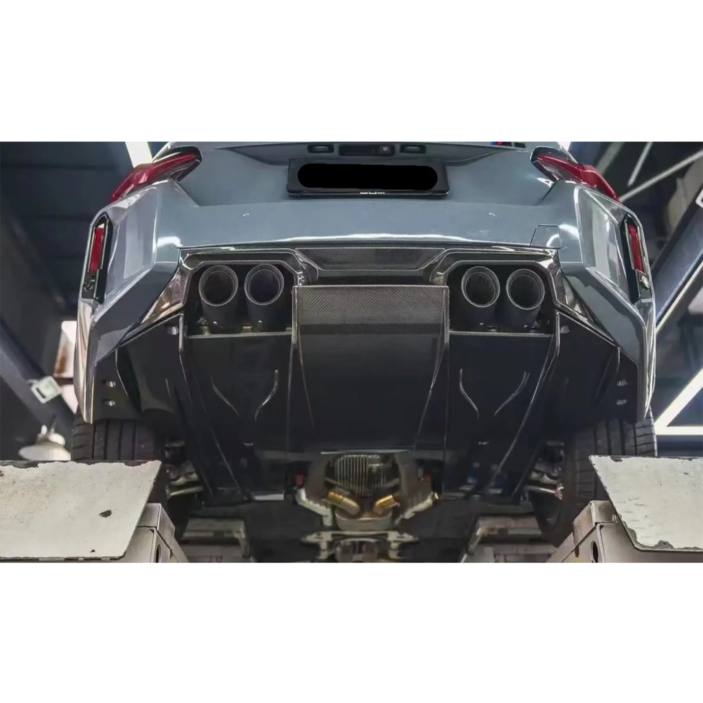 Pre-Preg Carbon Fiber Rear Undertray Diffuser V2 for BMW G87 M2