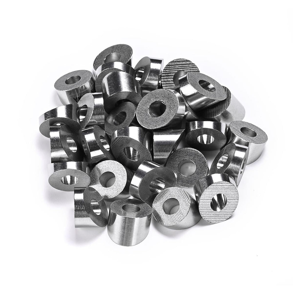Yescom 30x 1/4" Angled Beveled Washers 30 Degree 316 Stainless Steel