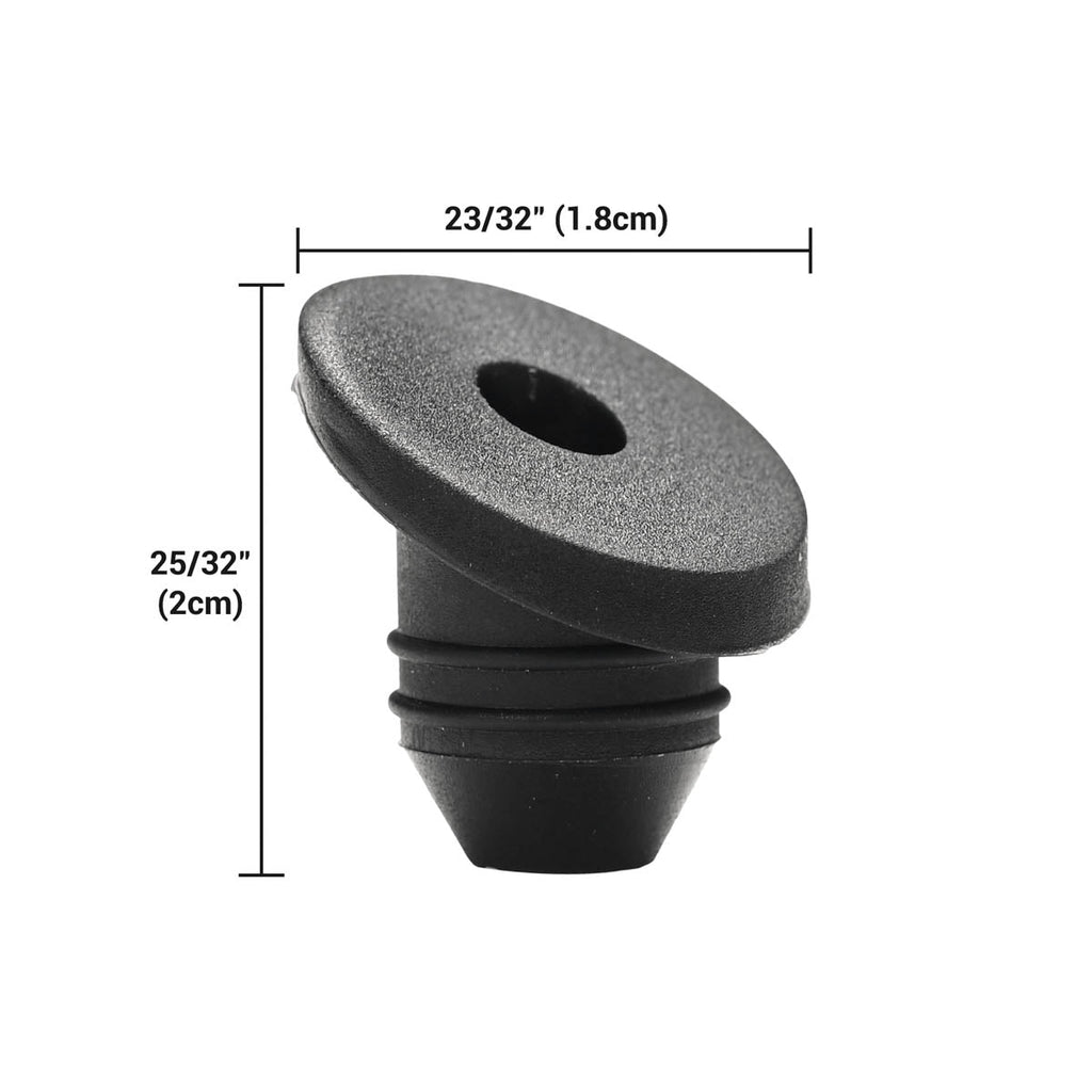 Yescom Rubber Cable Railing Grommets for Level & Stair Posts 1/8"-3/16" 60ct.