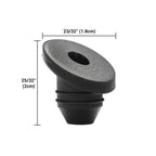 Yescom Rubber Cable Railing Grommets for Level & Stair Posts 1/8"-3/16" 60ct.