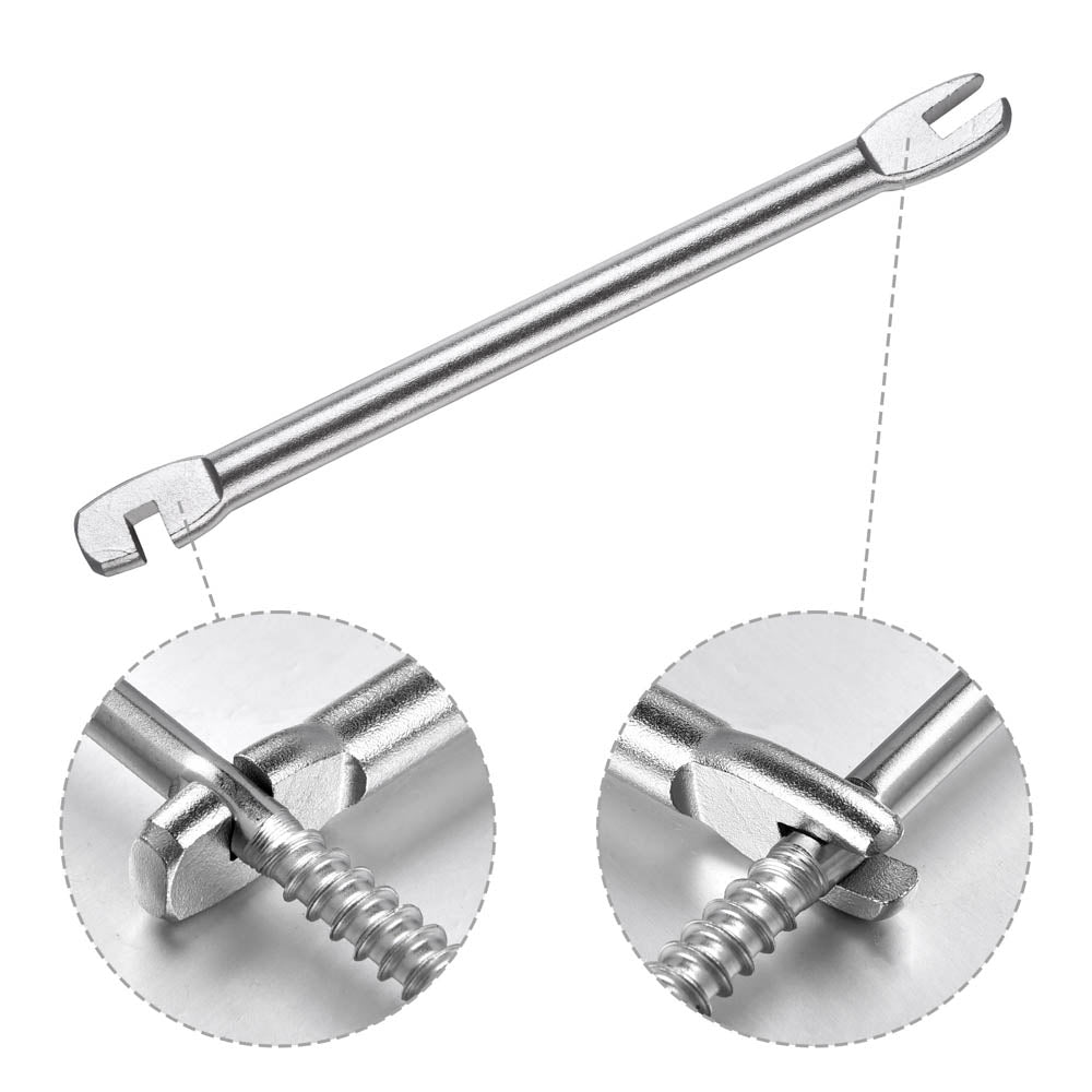 Yescom 1/8" Swage Lag Screws Left & Right T316 Stainless Steel 60ct.