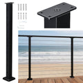 Yescom 36in T304 Stainless Steel Cable Railing Level Post (2x2, 16G)