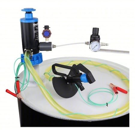Air Drum Pump, 4.5 gpm, 10 psi, 1:1