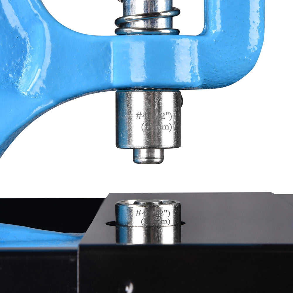 Yescom Grommet Machine with Rolling Base #0 #2 #4 900ct. Grommets