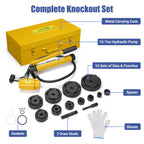 Yescom 15 Ton Hydraulic Punch Press w/ 10 Piece Tool Kit