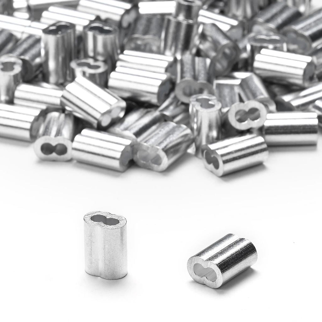 Yescom Wire Cable Aluminum Crimping Sleeve for 2-2.5mm 100ct.
