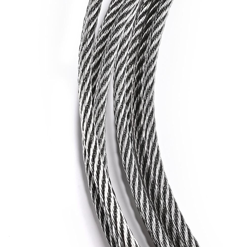 Yescom 3.18mm Wire Rope Type 316 Stainless Steel, 7x7, 1/8"x500'
