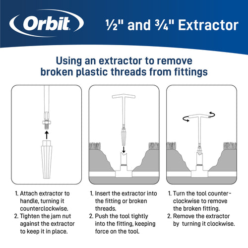 1/2" & 3/4" Riser Extractor 26076