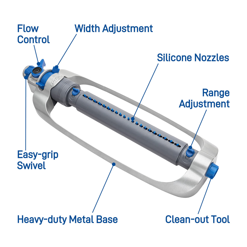 Orbit Elevated 4,500 Sq Ft Metal Straight Bar Gear-Drive Oscillator 26970