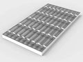 26" Grooved Grate Assembly Trench Nozzle 360 Degree