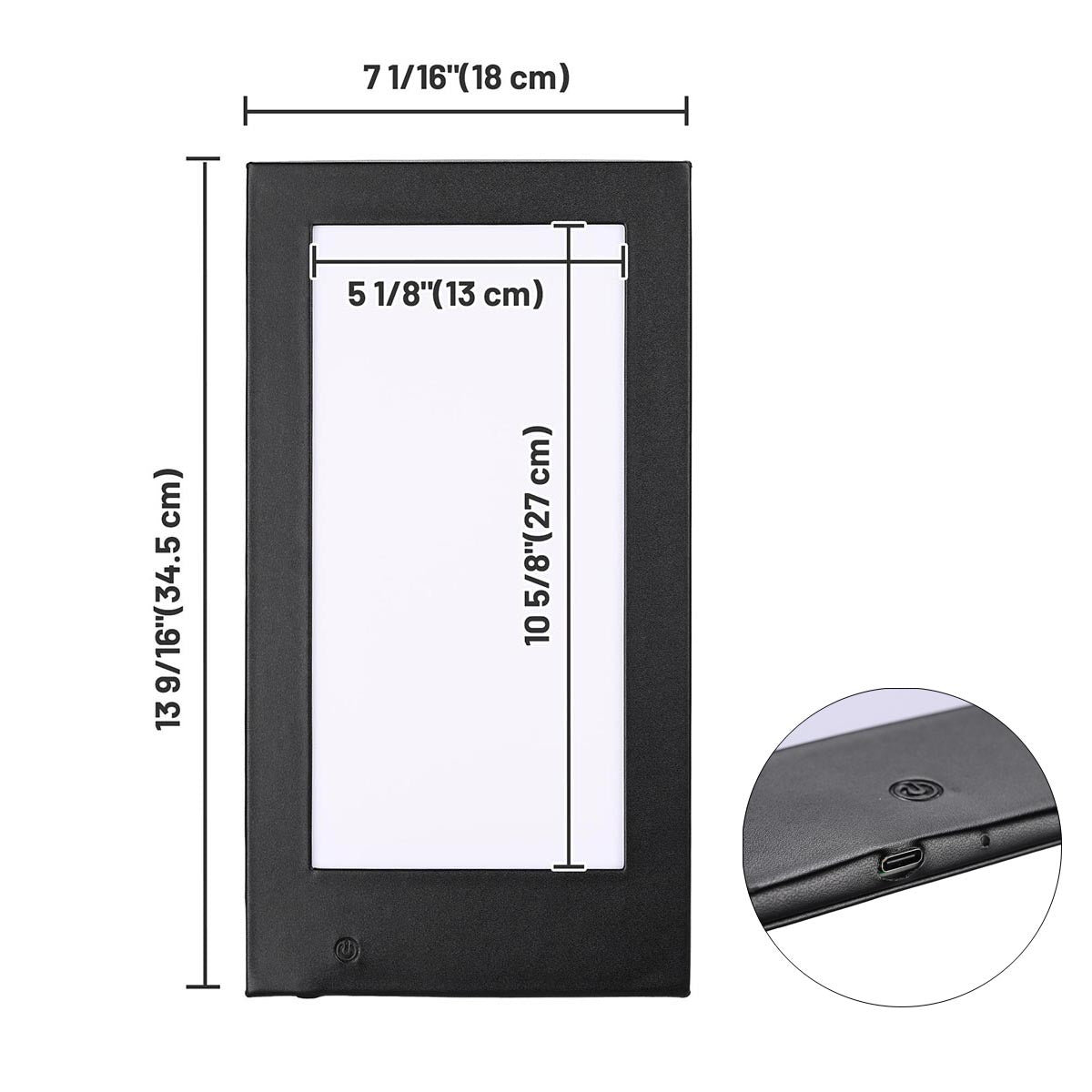 Yescom LED Menu Cover Backlit Menu Holder