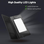Yescom Personalized Check Presenters LED Menu Holder PU Leather 5x9in Set(5)