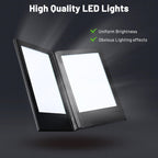 Yescom Personalized Menu Covers LED Menu Cover Dual Page 5.5x7in Set(5)