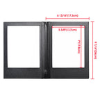 Yescom Personalized Menu Covers LED Menu Cover Dual Page 5.5x7in Set(5)
