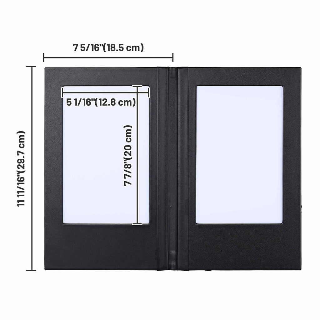 Yescom LED Menu Cover Backlit Menu Holder