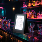Yescom LED Backlit Table Tent Double Sided 5.5x8.5in Menu Stand