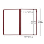 Yescom 30x Menu Covers Cafe Restaurant Red 8.5x14
