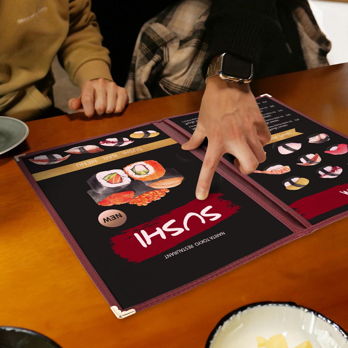 Yescom 30x Menu Covers Cafe Restaurant Red 8.5x14