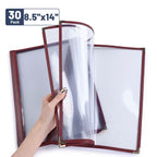 Yescom 30x Menu Covers Cafe Restaurant Red 8.5x14