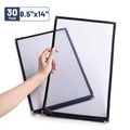 Yescom 30x Menu Covers Cafe Restaurant Black 8.5x14