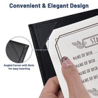 Yescom 8.5x14 PU Leather Menu Covers Set(5)