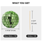 Yescom 120x Small Mirror Disco Balls Party Decoration