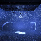 Yescom 16in Shiny Disco Ball with Motor, 8 RGB Lights for Event Party