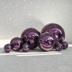 Yescom Purple Mirror Ball for Mardi Gras Awards Ceremonies