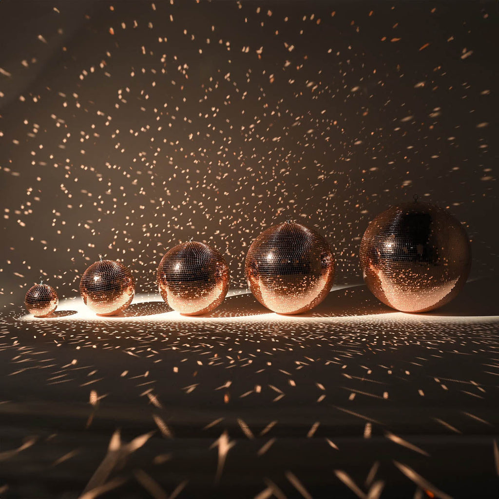 Yescom Rose Gold Mirror Ball for Beach Wedding Luxury Gala