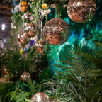 Yescom Rose Gold Mirror Ball for Beach Wedding Luxury Gala