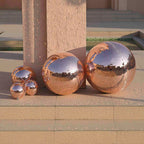 Yescom Rose Gold Mirror Ball for Beach Wedding Luxury Gala