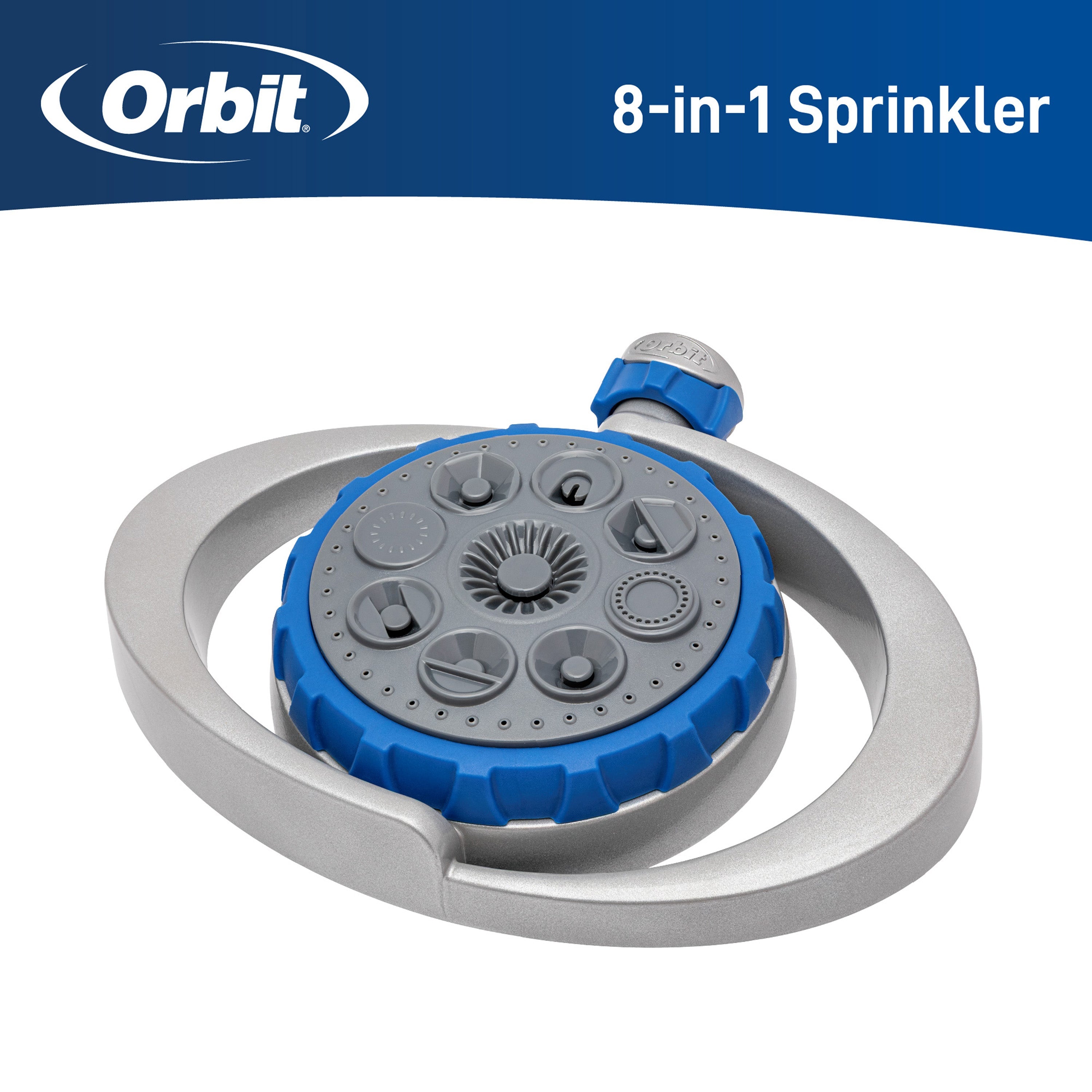 Orbit Elevated 8-Pattern Metal Turret Sprinkler 28252