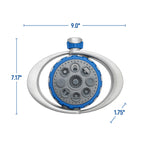 Orbit Elevated 8-Pattern Metal Turret Sprinkler 28252