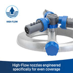 Orbit Elevated 3-Arm Rotating Sprinkler on Base 28253