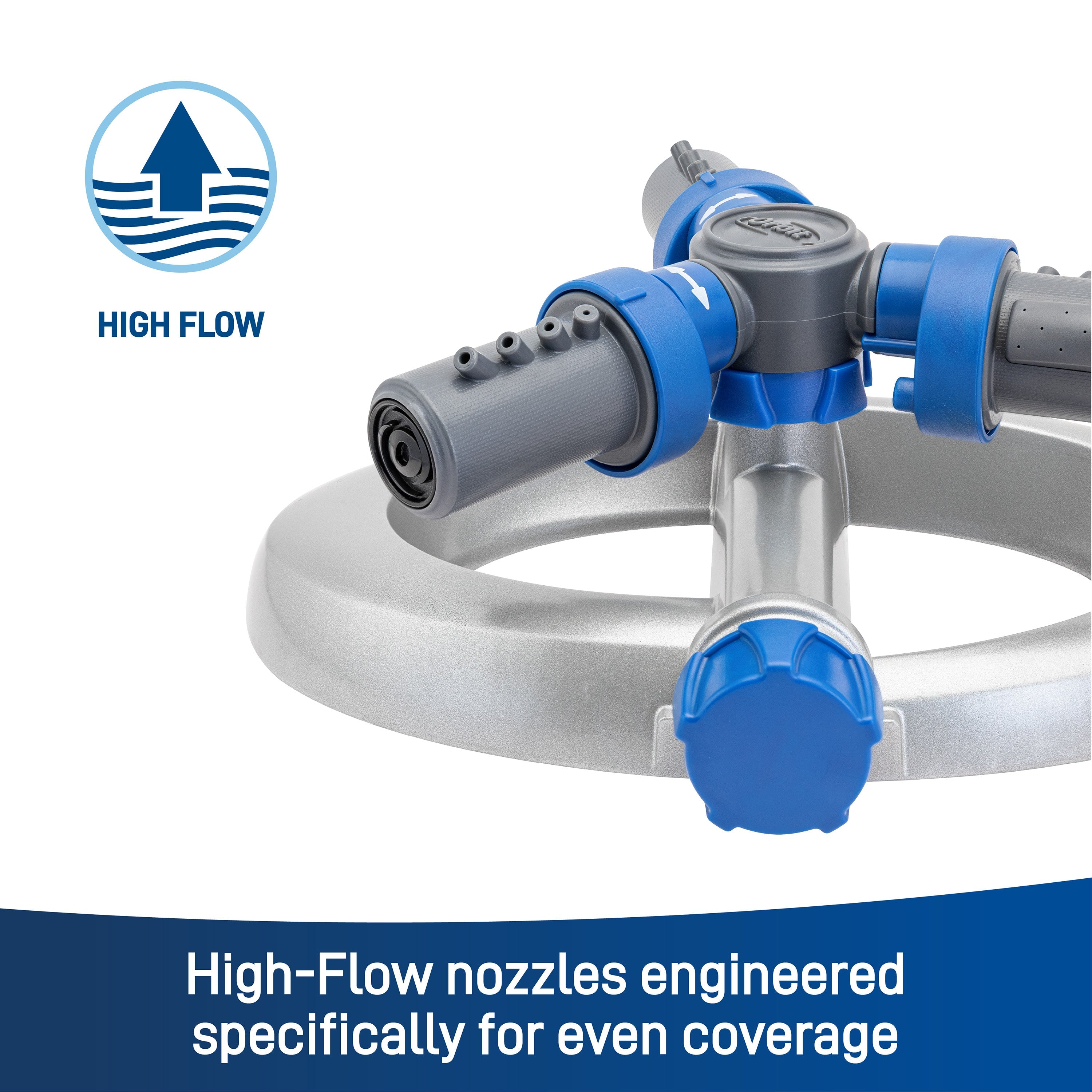 Orbit Elevated 3-Arm Rotating Sprinkler on Base 28253