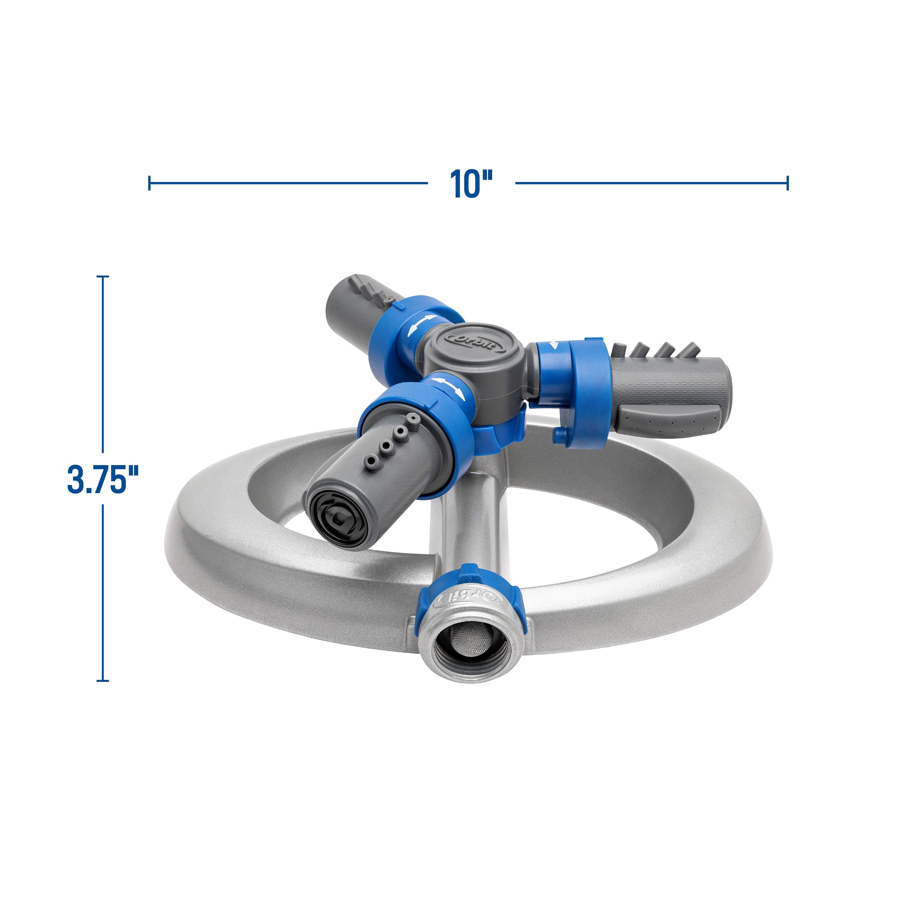 Orbit Elevated 3-Arm Rotating Sprinkler on Base 28253