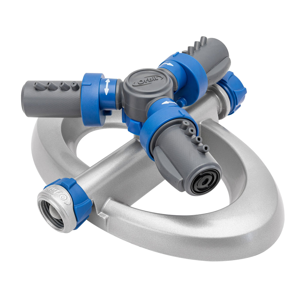 Orbit Elevated 3-Arm Rotating Sprinkler on Base 28253