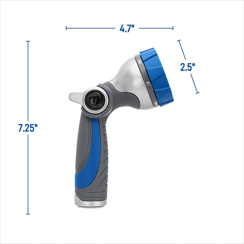 Orbit Elevated 7-Pattern Metal Thumb Control Nozzle 28272