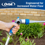 Orbit Elevated Adjustable Thumb Control Nozzle 28273