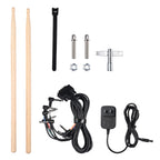 Yescom Electronic Drum Kit with Headphones & Quiet Mesh