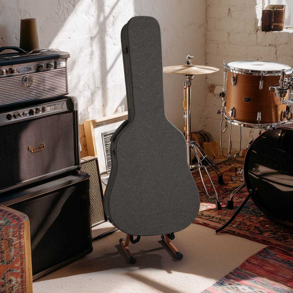 Yescom Acoustic Guitar Case (Stand & Straps Optional Add-on)