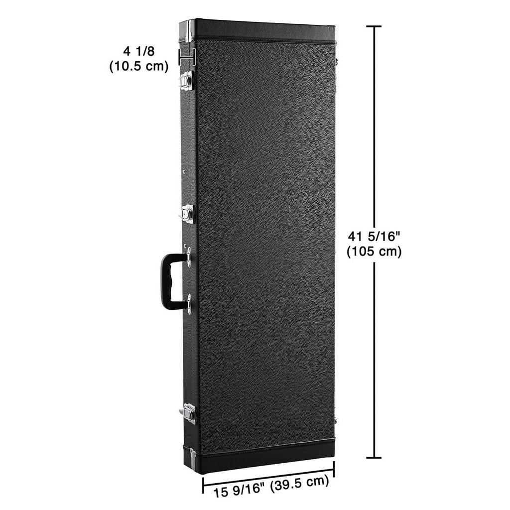Yescom Lockable Universal Electric Guitar Hard-Shell Case 41"x14" Wooden