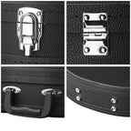 Yescom Lockable Electric Guitar Hard-Shell Case Les Paul Style Wood