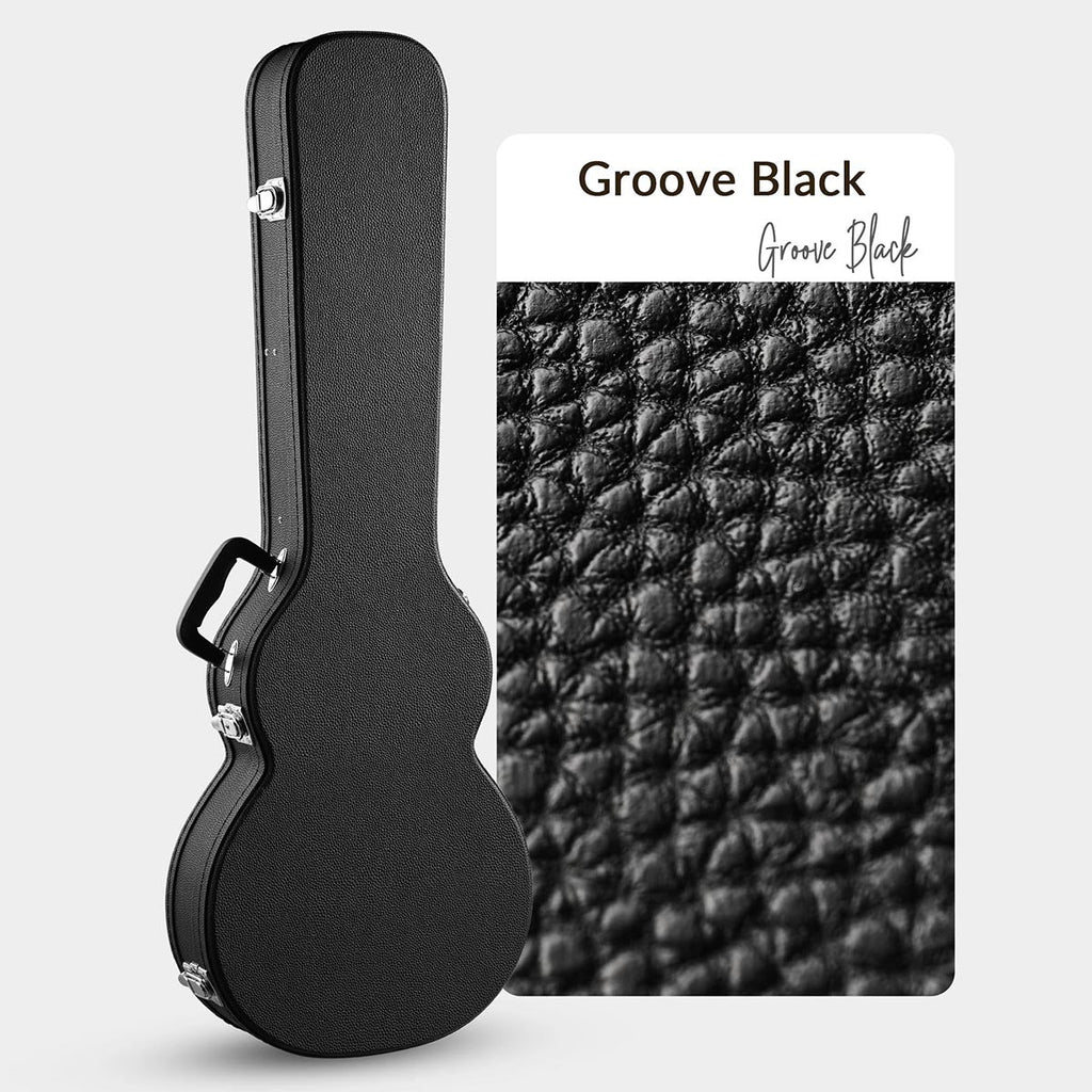 Yescom Lockable Electric Guitar Hard-Shell Case Les Paul Style Wood