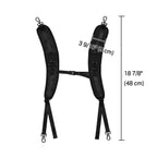 Yescom Padded Backpack Straps with Chest Strap for Guitar Case