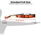 Yescom BV250 4/4 Advanced Full Size Violin w/ Bow Case Outfit Set